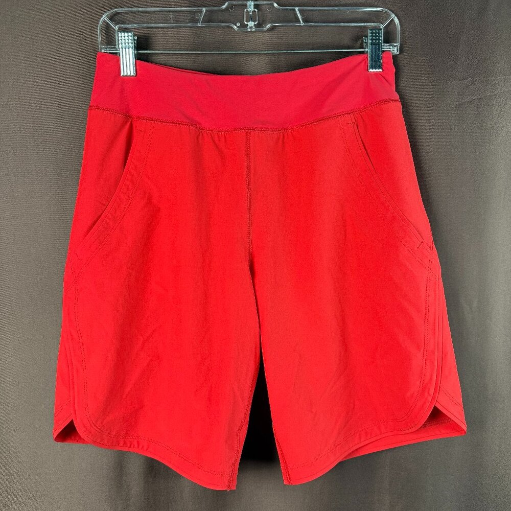 Lands' End Women's 2-4 LONG 9" Strawberry Sunshade UPF 50 Swim Board‎ Shorts